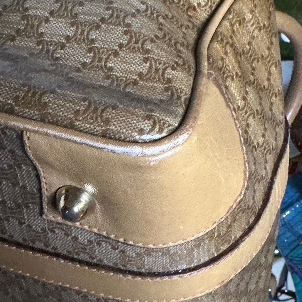 Vintage Celine Macadam Boston Bag. - Picture 12 of 16